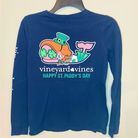 Vineyard Vines Tops - Vineyard Vines St. Paddy's Day Long Sleeve Shirt Navy Women’s XXS